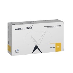 Rękawiczki Nitrylowe Białe Easycare 100 sztuk