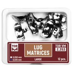 Matryce sekcyjne z uszkiem LUG TOR VM 12 szt. | Sklep Stomatologiczny
