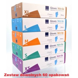 Rękawice Nitrylowe Abena 60 opakowań